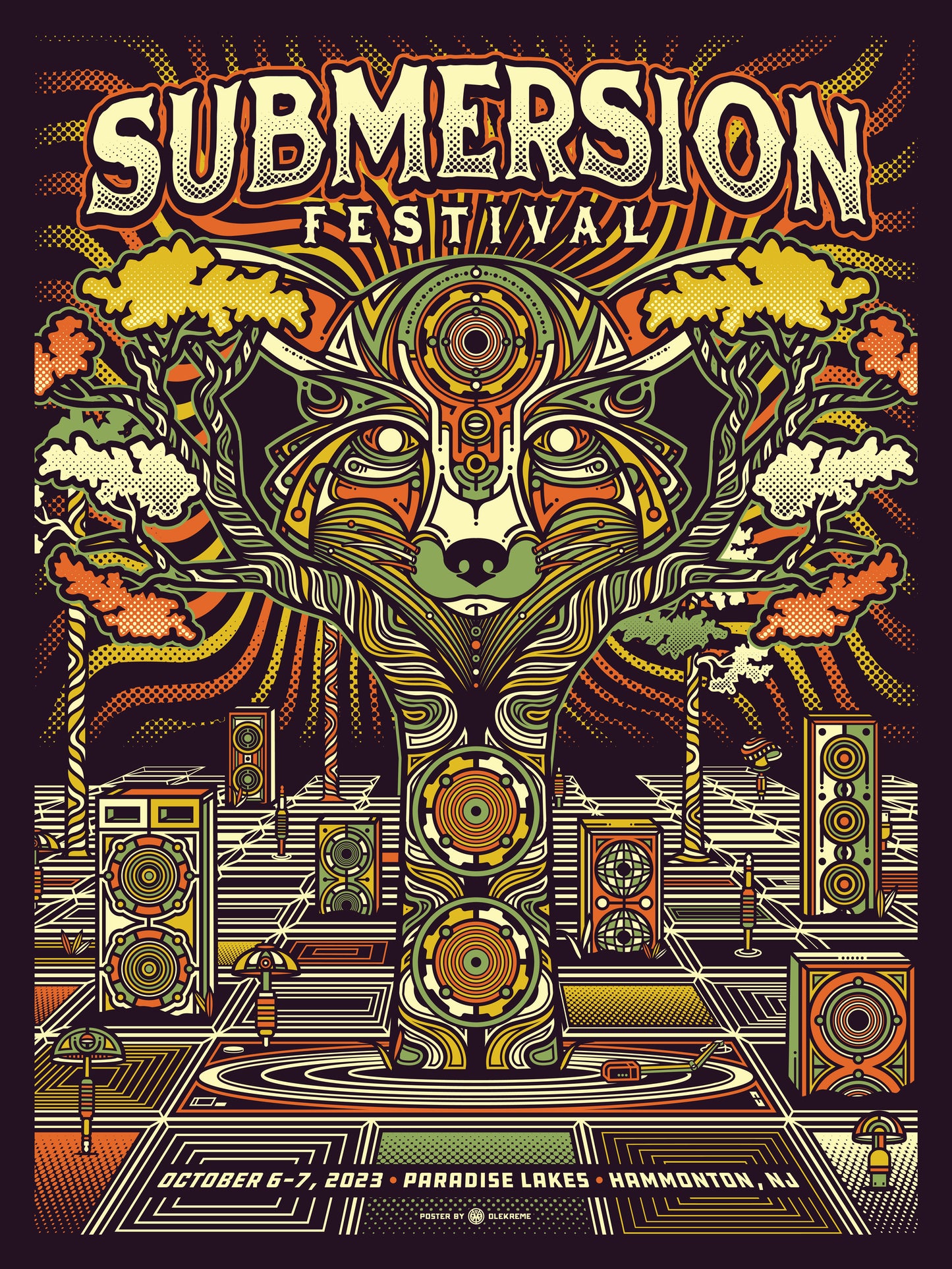 Forest Wolf Poster