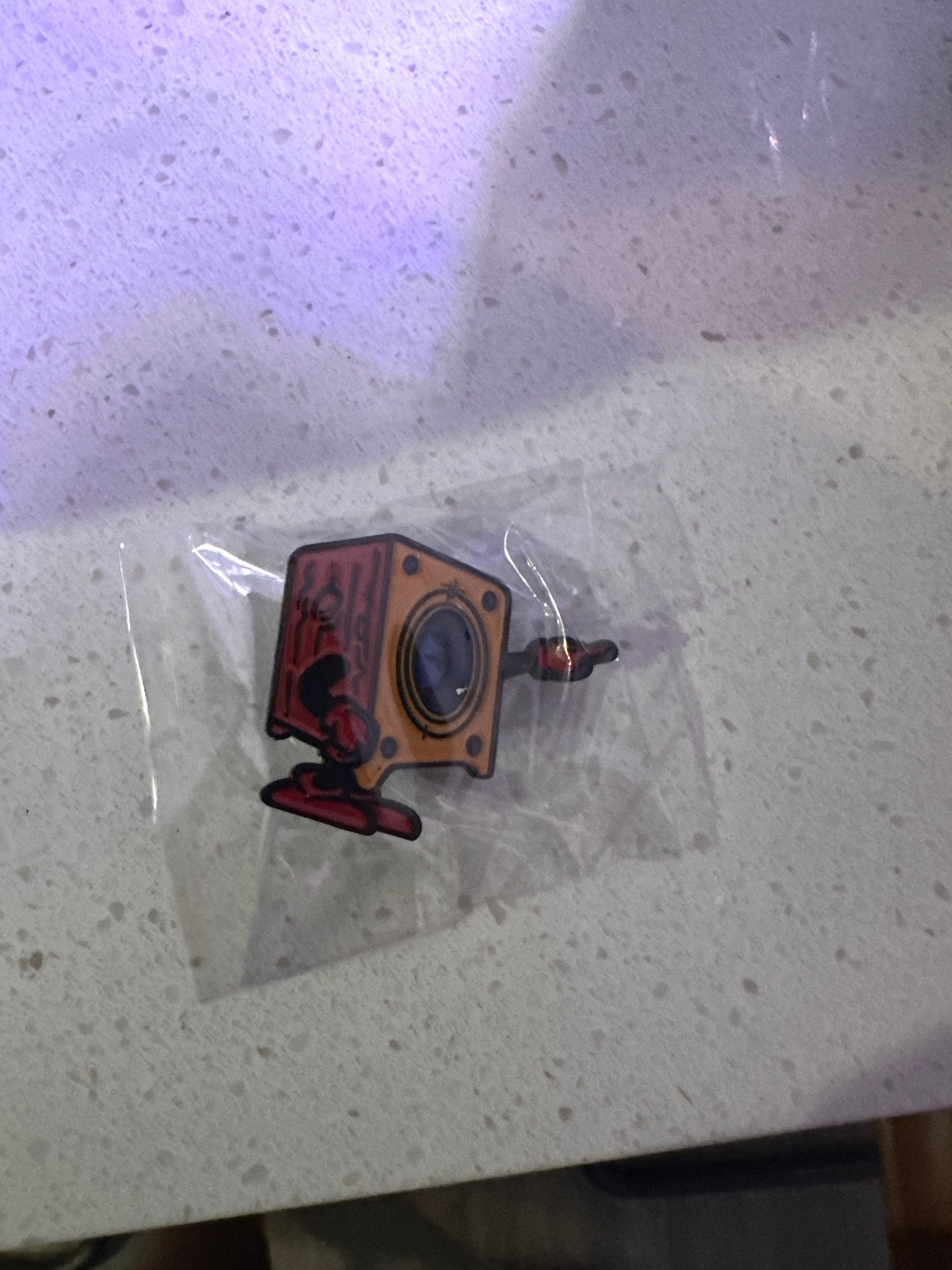 Speaker Guy Enamel Pin "Subby"