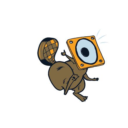 Submersion Beaver Sticker