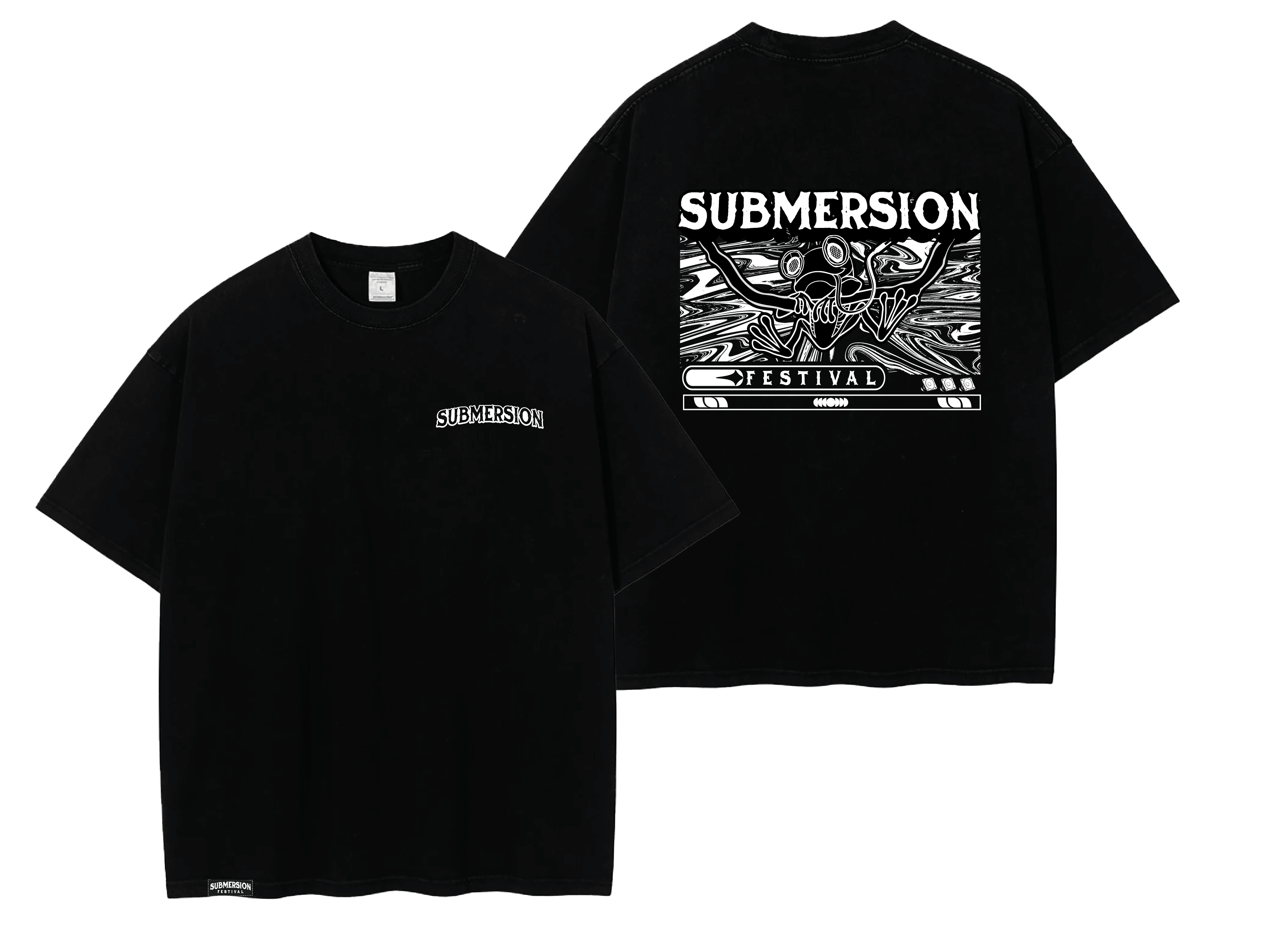 2025 Black Submersion Frog Tee