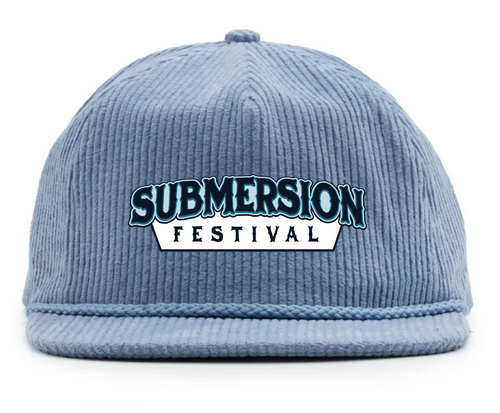 2025 Corduroy 5 Panel Hat - Baby Blue