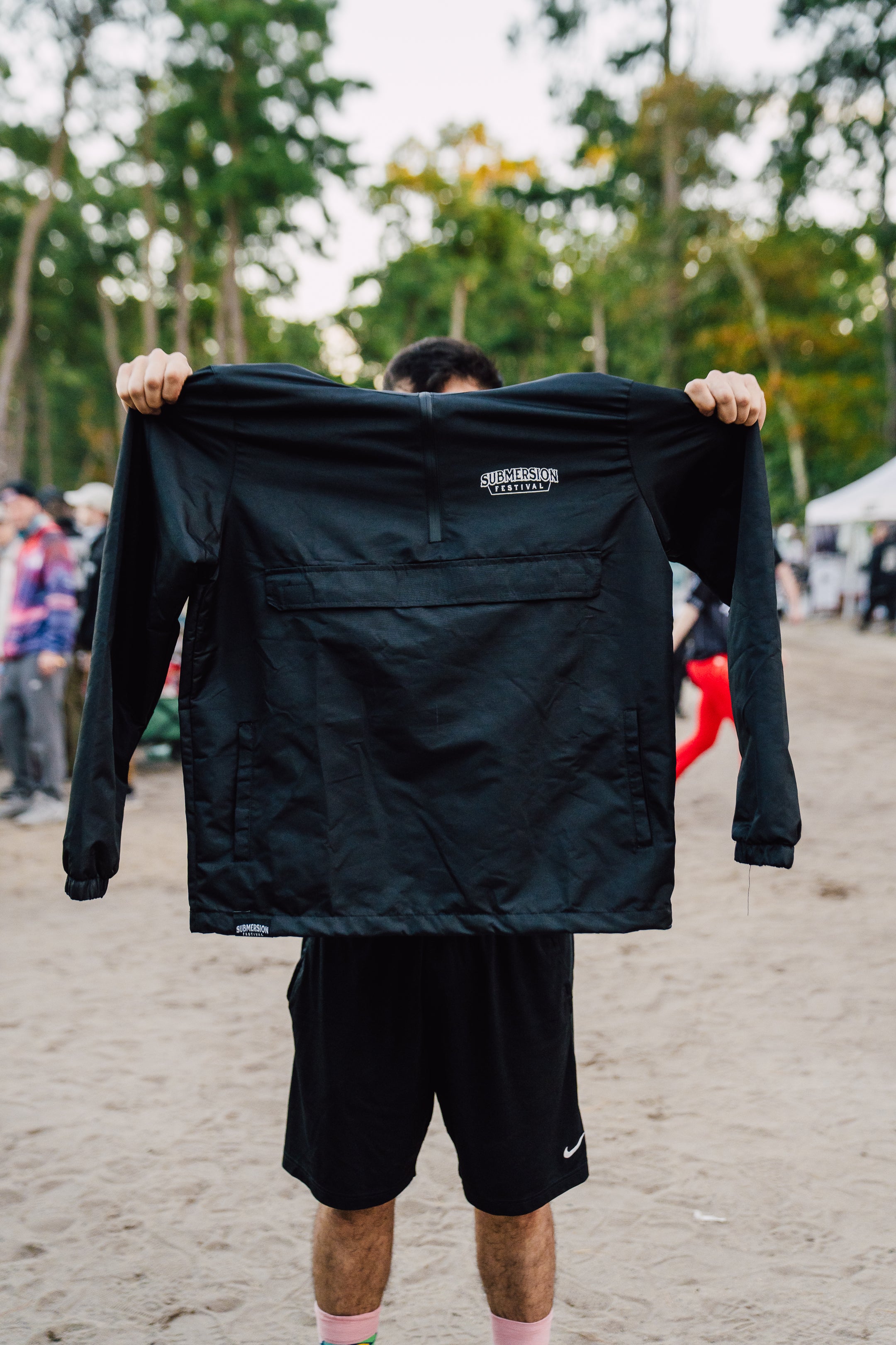 2025 Black Submersion Anorak Rain Jacket