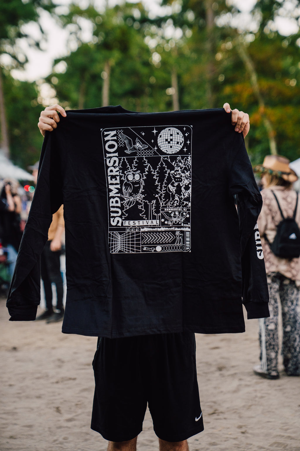 2025 Black Submersion Long Sleeve Tee