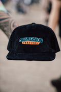 2025 Corduroy 5 Panel Hat - Black