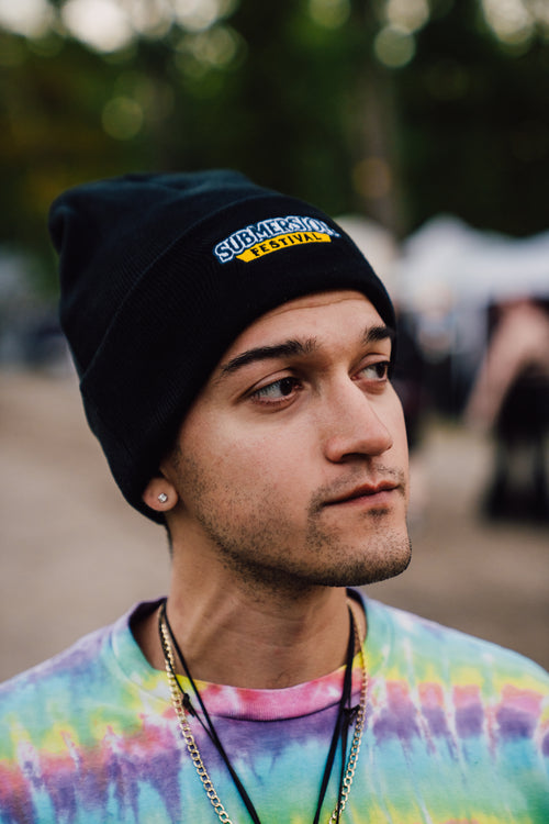 2025 Black Submersion Logo Beanie