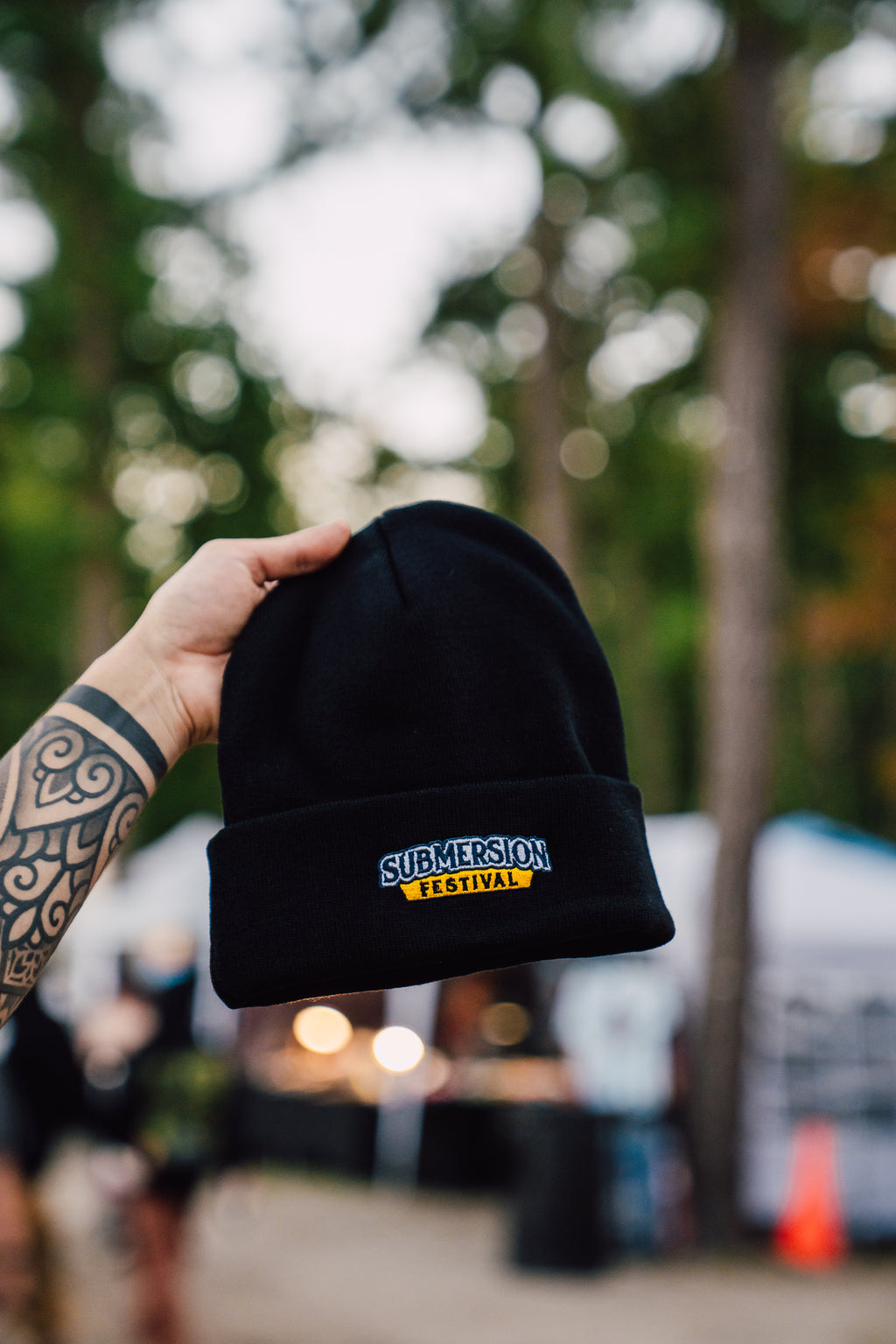 2025 Black Submersion Logo Beanie