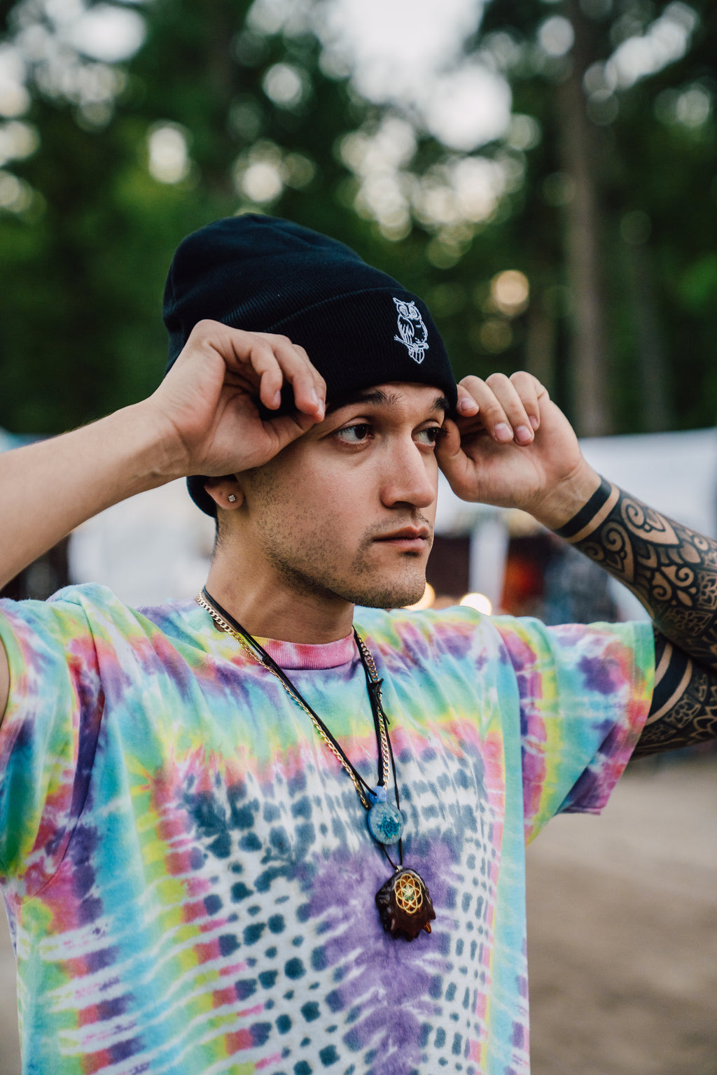 2025 Black Submersion Owl Beanie