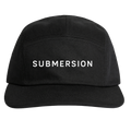 2026 Black Submersion Text 5 Panel Hat