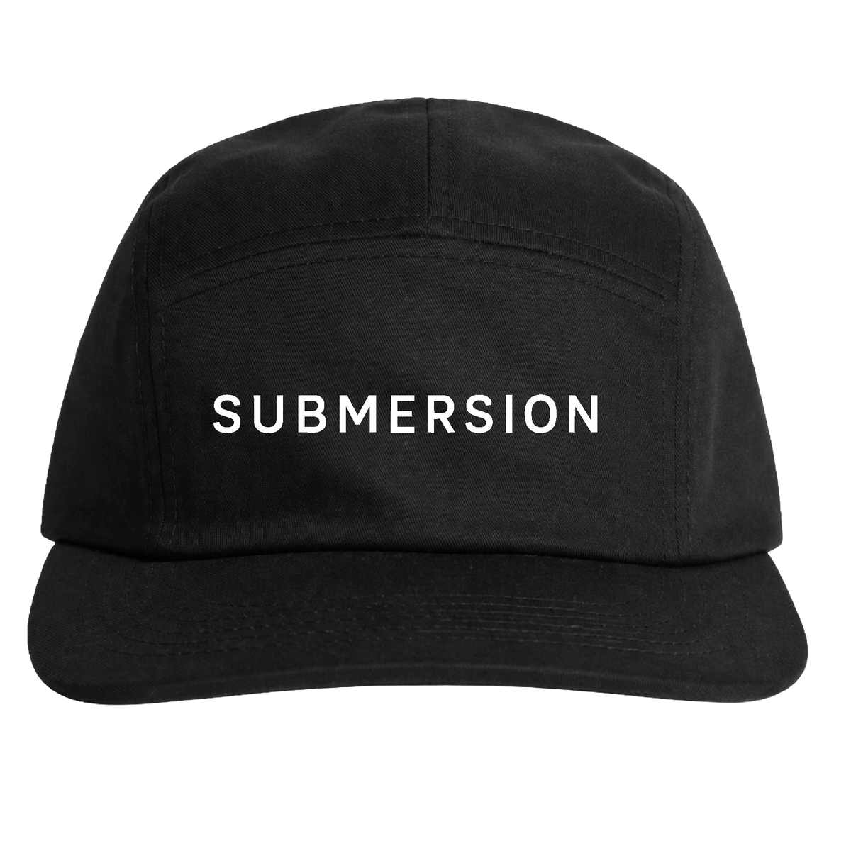 2026 Black Submersion Text 5 Panel Hat