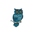 Submersion Owl Sticker