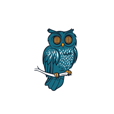 Submersion Owl Sticker