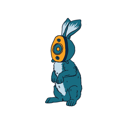 Submersion Rabbit Sticker
