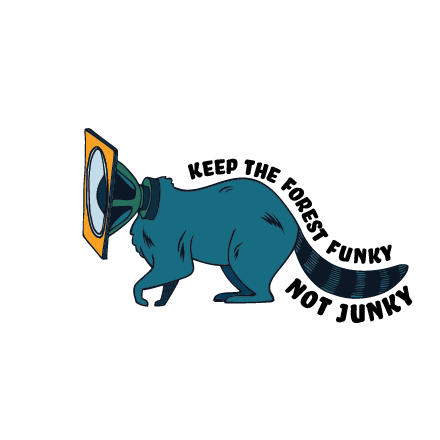 Submersion Raccoon Sticker