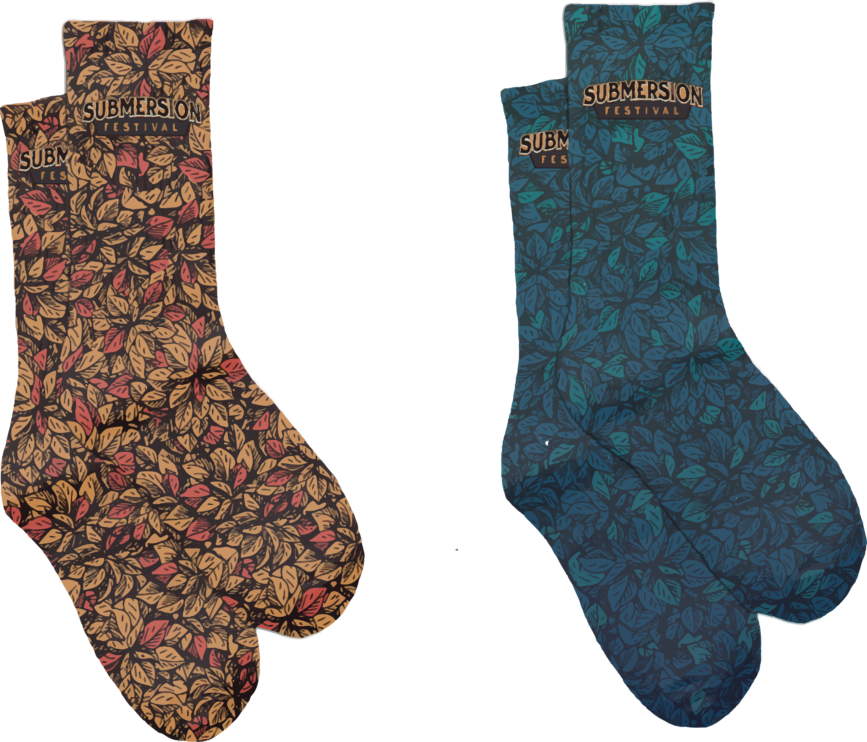 Fall Leaves Socks
