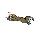 Submersion Squirrel Sticker