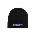 2026 Black Embroidered Submersion Logo Beanie w/ Purple Logo
