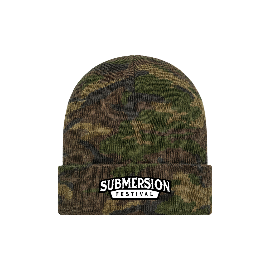 2026 Camo Embroidered Submersion Logo Beanie