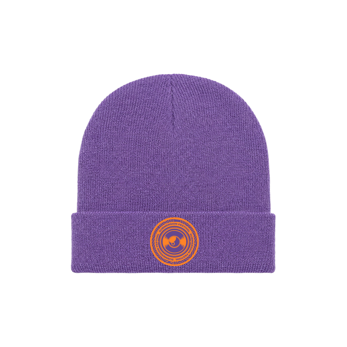 2026 Purple Submersion Speaker Beanie w/ Orange Logo