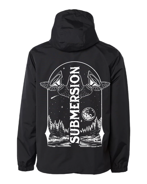2025 Black Submersion Anorak Rain Jacket