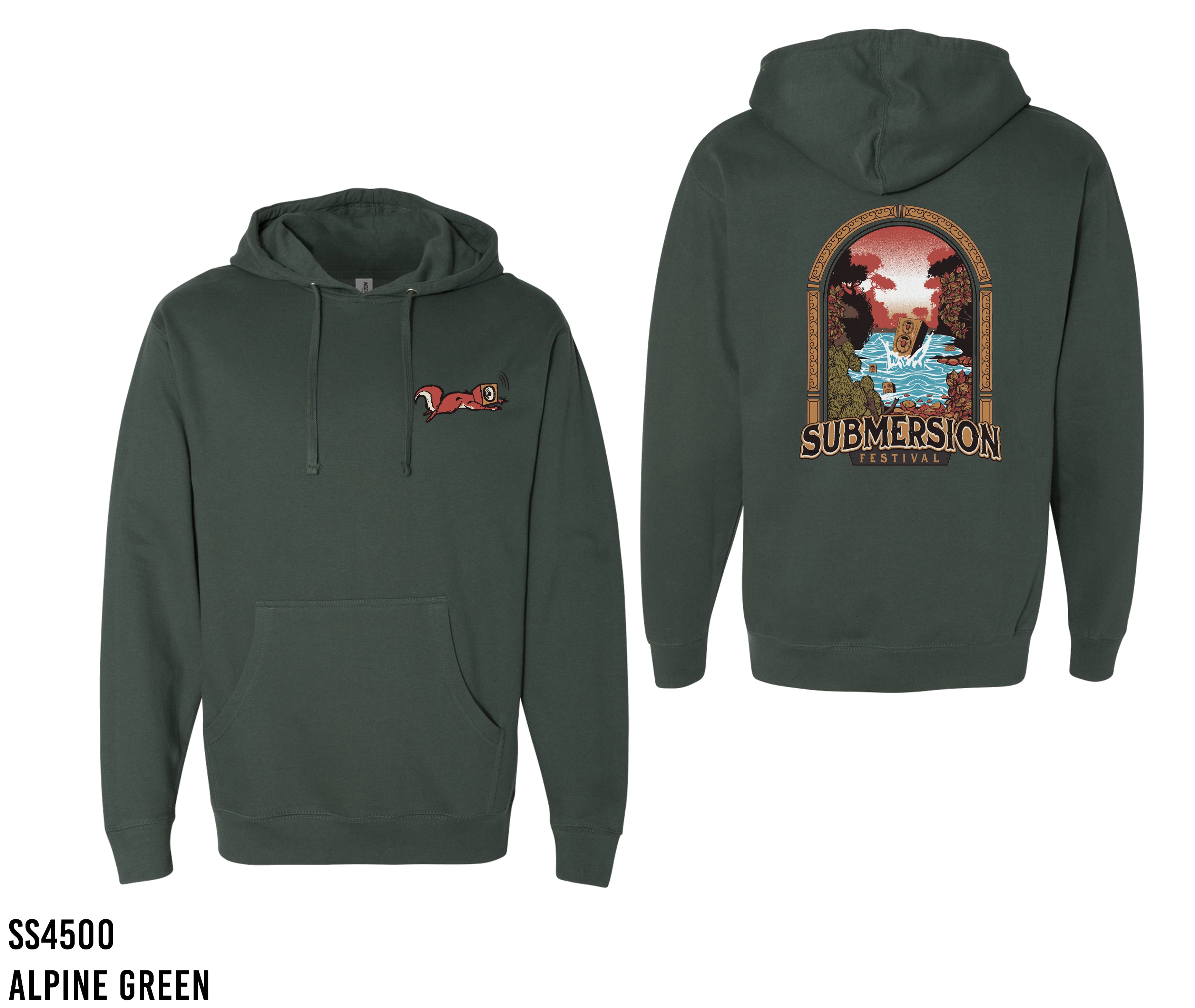 V1 Floating Speaker Pull-Over Hoodie