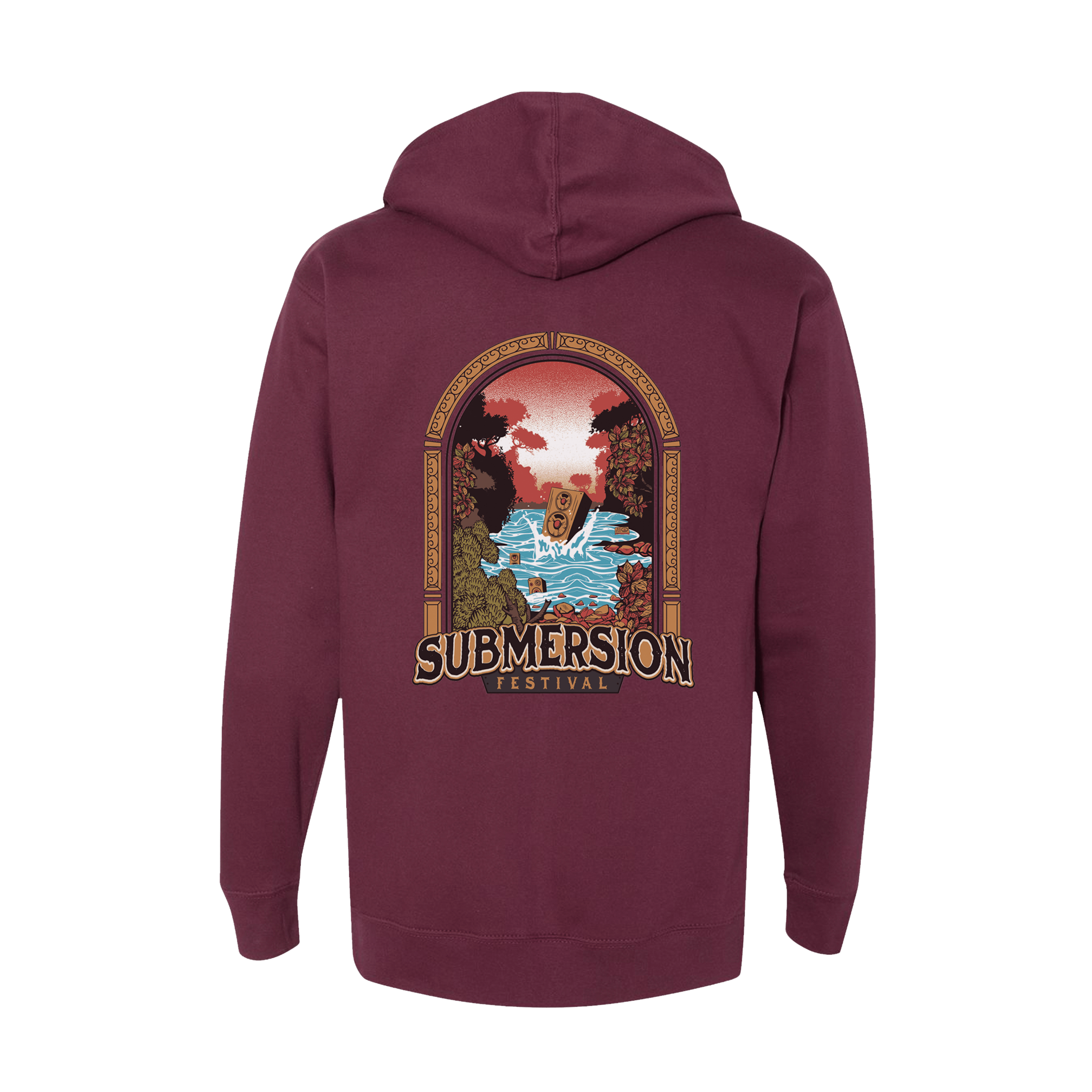 V1 Floating Speaker Pull-Over Hoodie