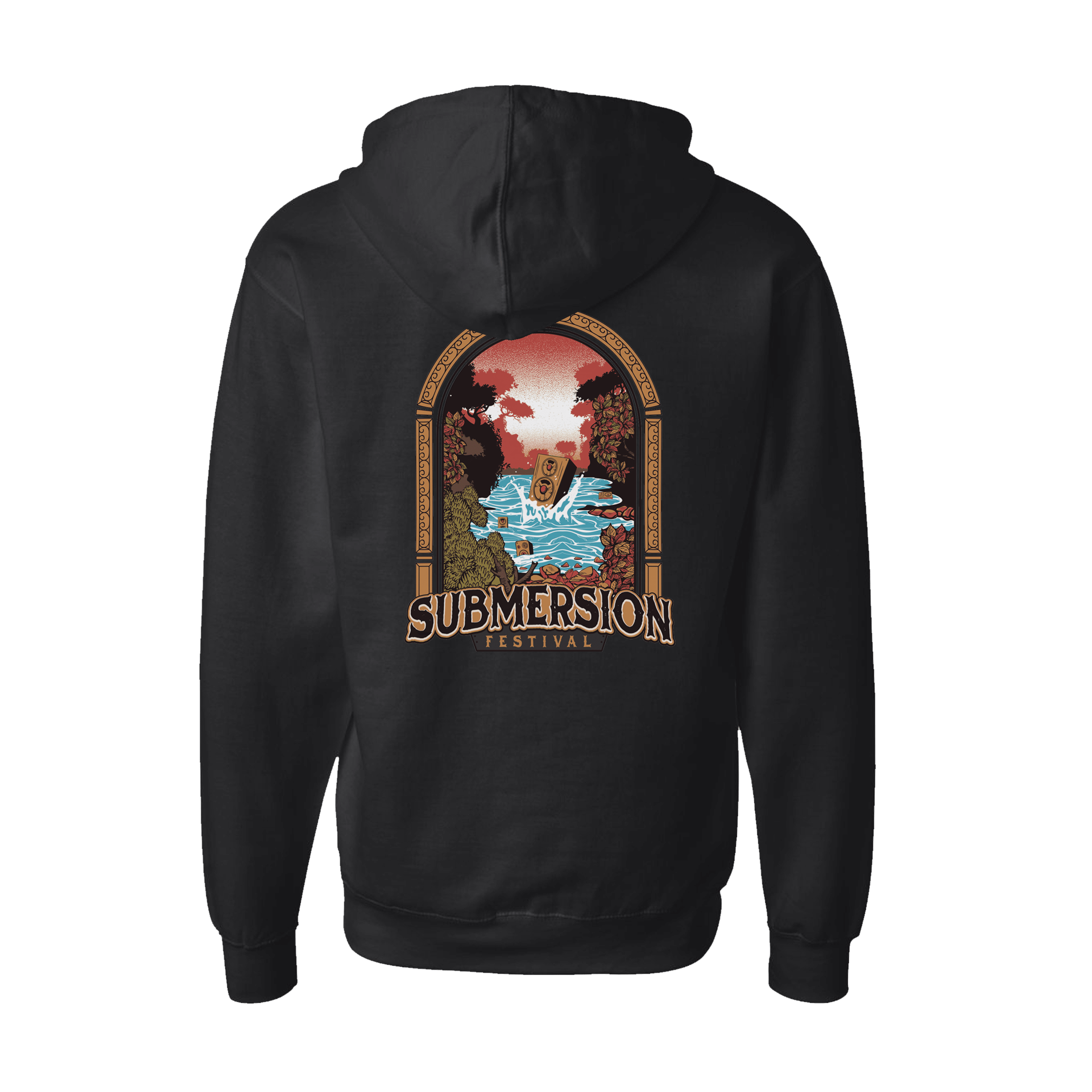 V1 Floating Speaker Pull-Over Hoodie