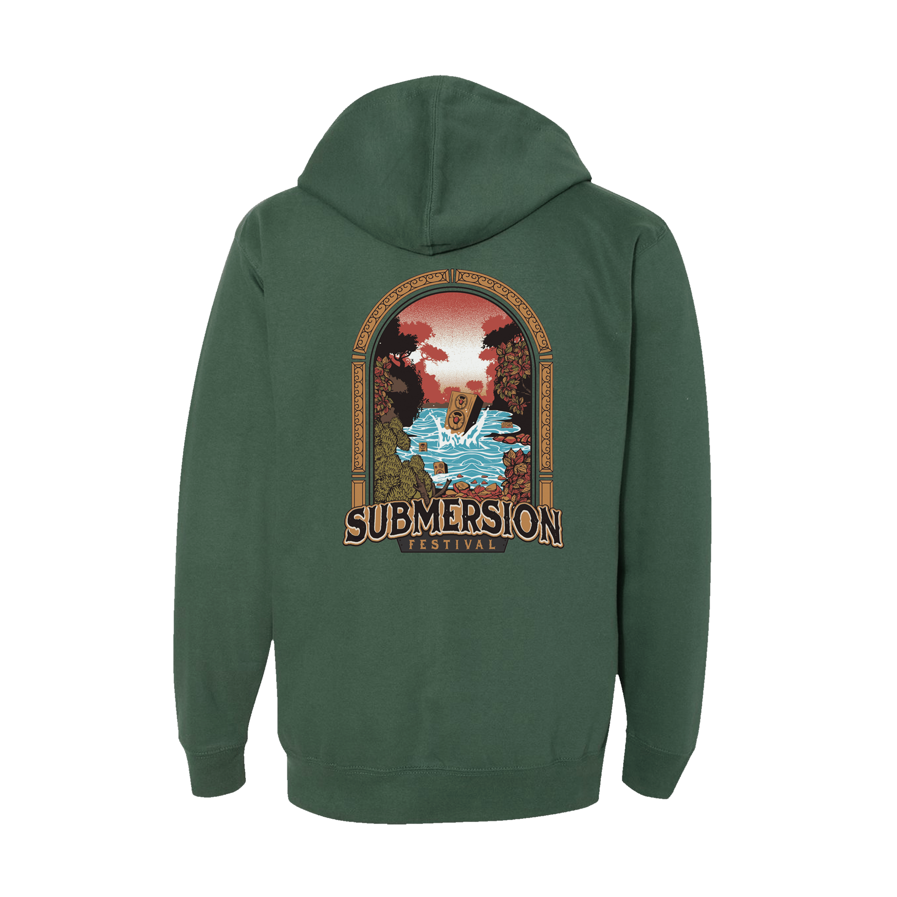 V1 Floating Speaker Pull-Over Hoodie